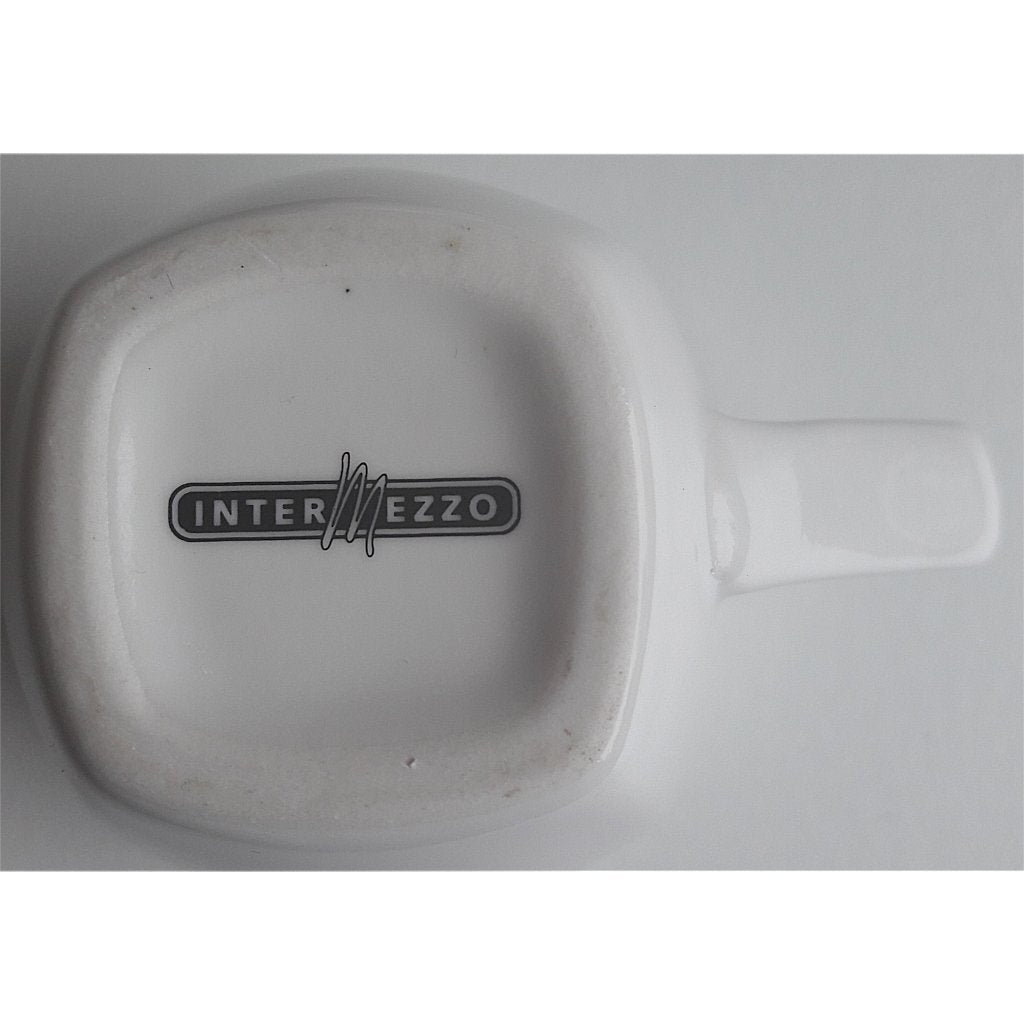Intermezzo Intermezzo Espresso Head and Saucer Alex Meijer Logo 3 pièces