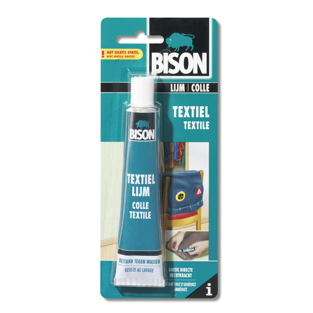 Tube de colle textile de bison 50 ml transparent