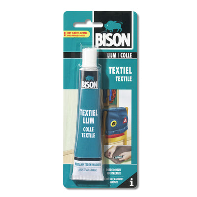 Tube de colle textile de bison 50 ml transparent