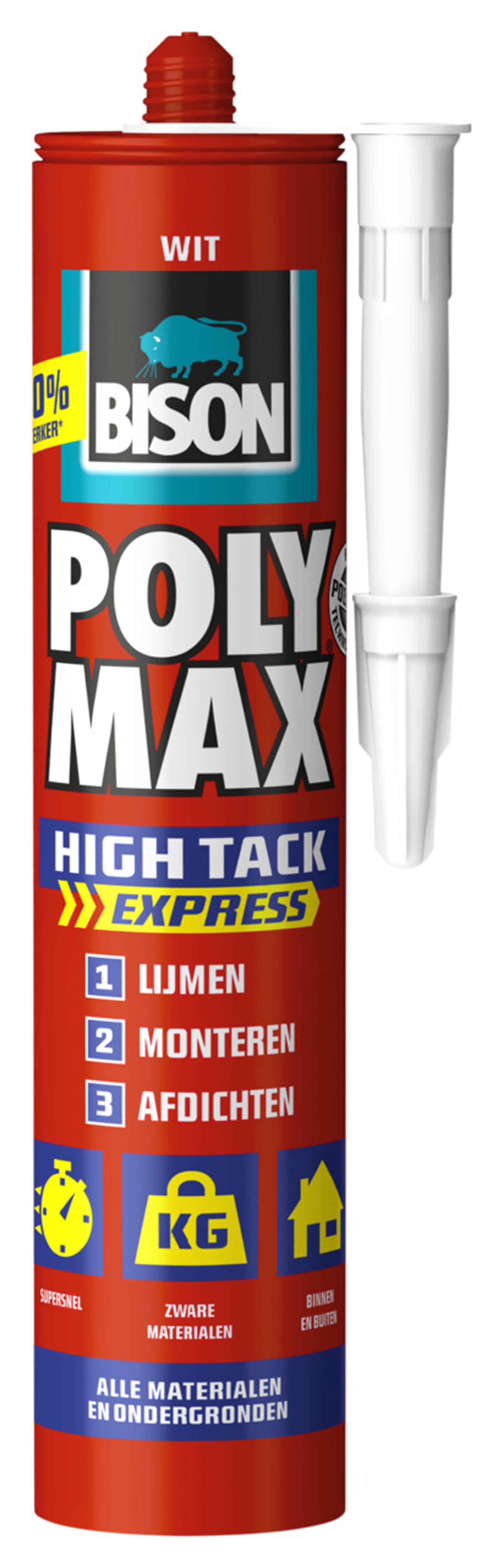 Bison poly max haute adhérence blanc 425g