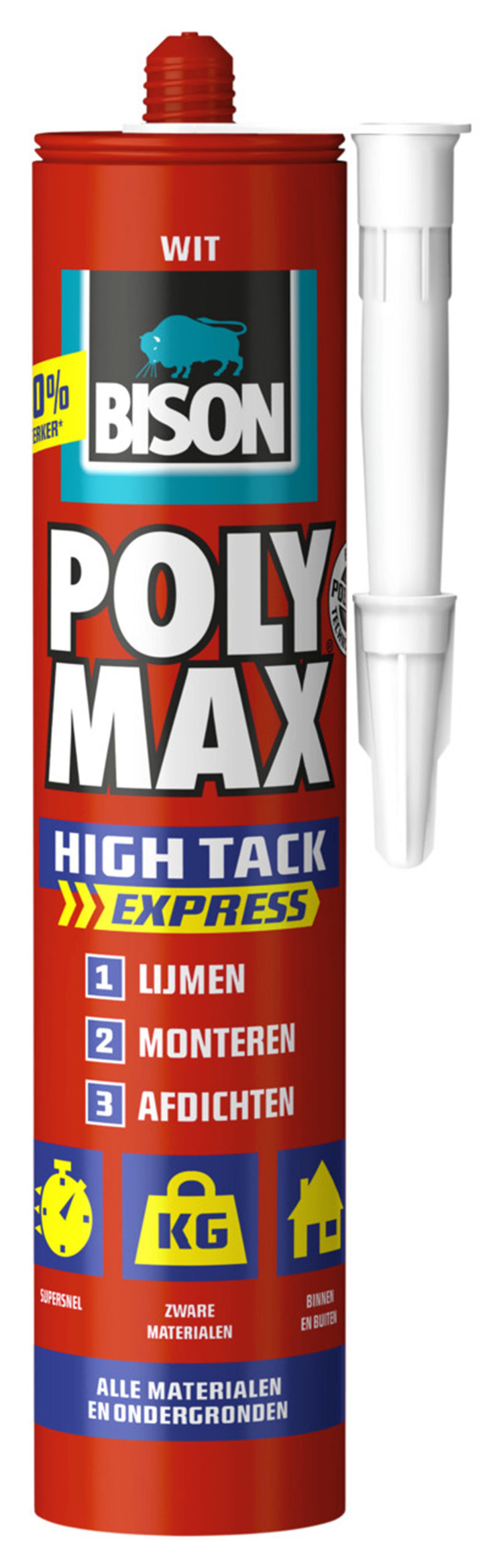 Bison poly max haute adhérence blanc 425g