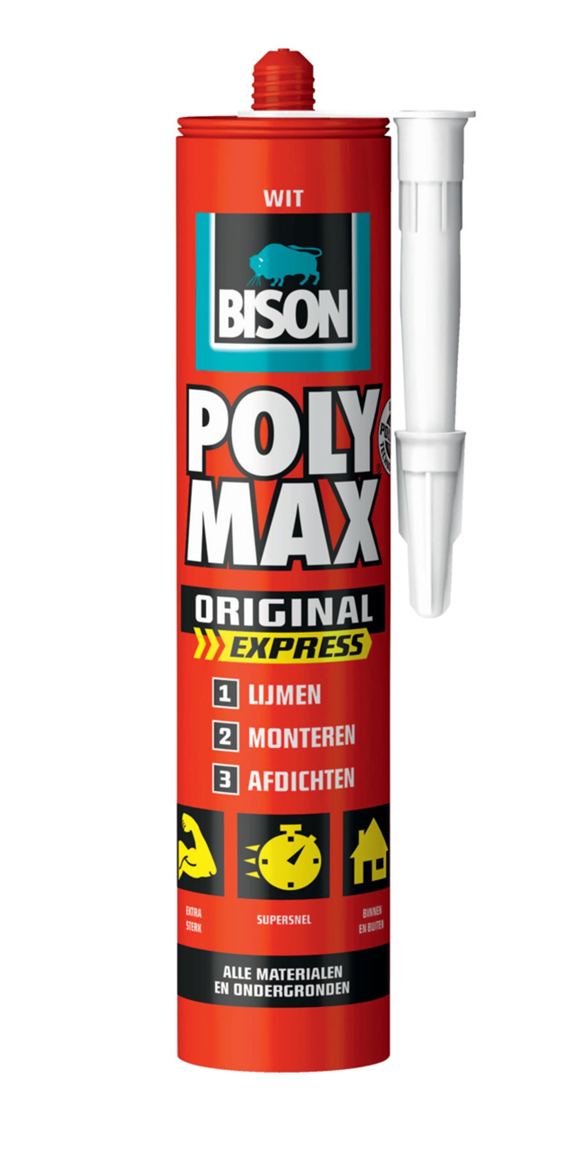 Bison poly max express 425gr blanc