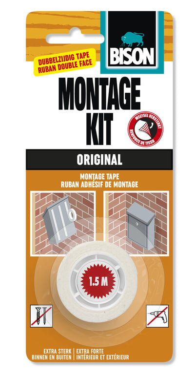 Kit de montage Bison ruban original 1,5mx19m