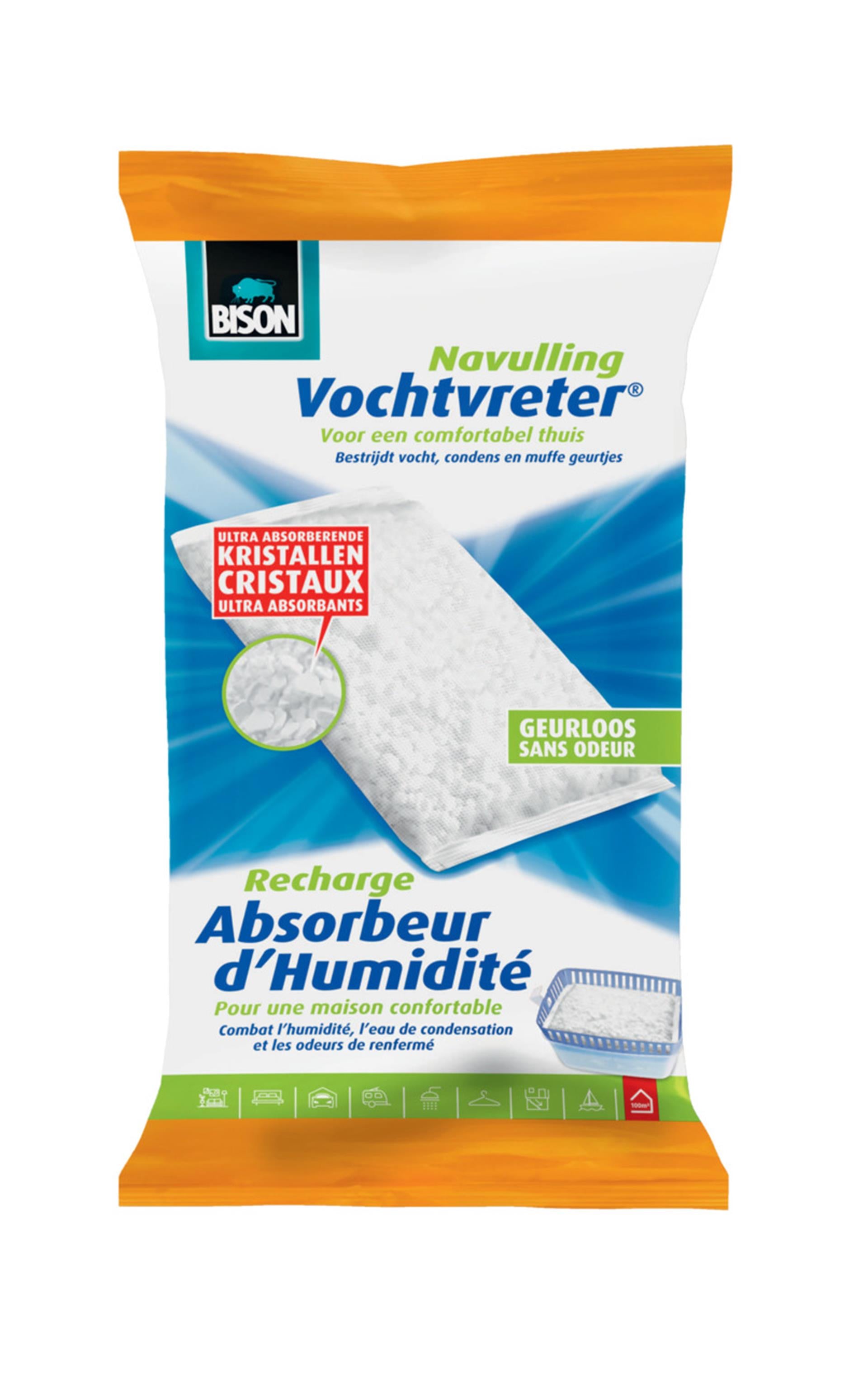 Sac de recharge absorbeur d'humidité Bison 1 kg neutre