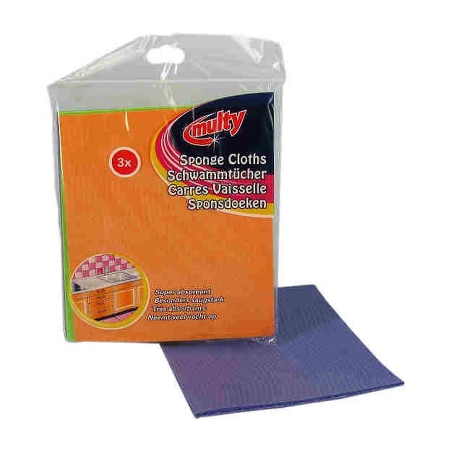 Serviettes éponges Multy Multy 3 pièces