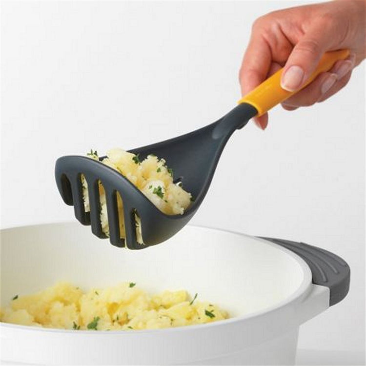 Brabantia Brabantia Tasty + Stamper de pomme de terre + cuillère jaune noir