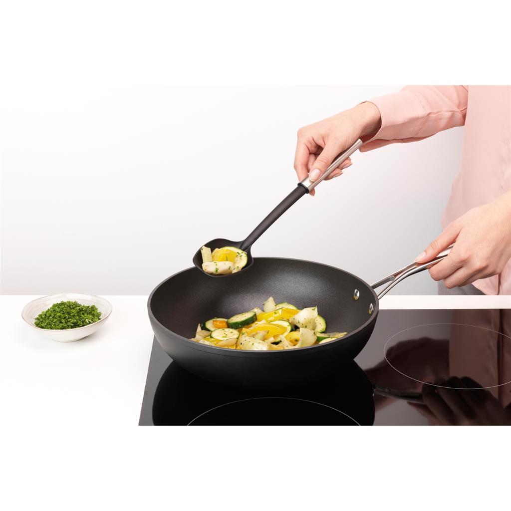 Brabantia Profil de brabantia au service de la cuillère noire en acier inoxydable