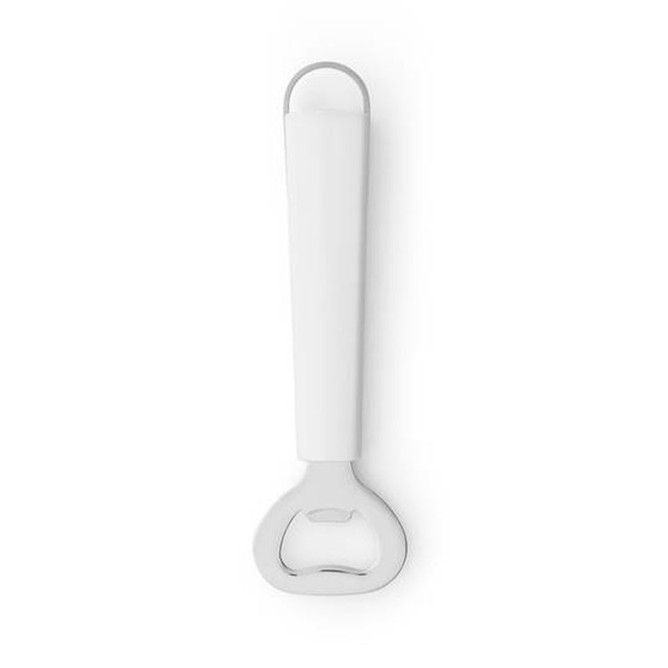 Brabantia Brabantia Bouteille de ligne essentielle ouvre-bouteille blanche en acier inoxydable