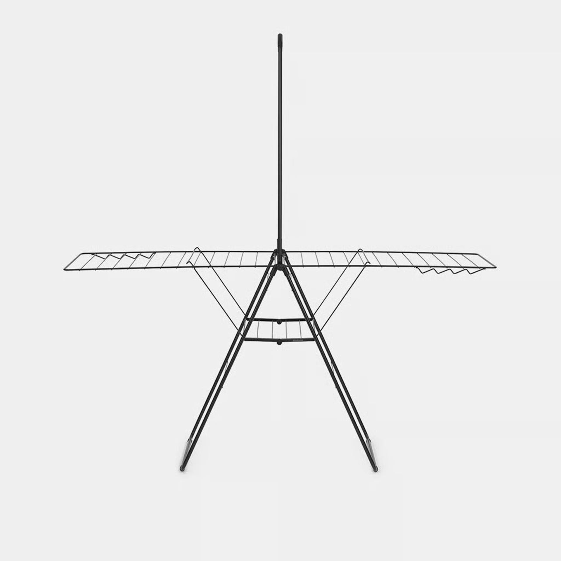 Brabantia Hangon Droogrek, 25 m avec Rod - Matt Black