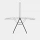 Brabantia Hangon Droogrek, 25 m avec Rod - Matt Black