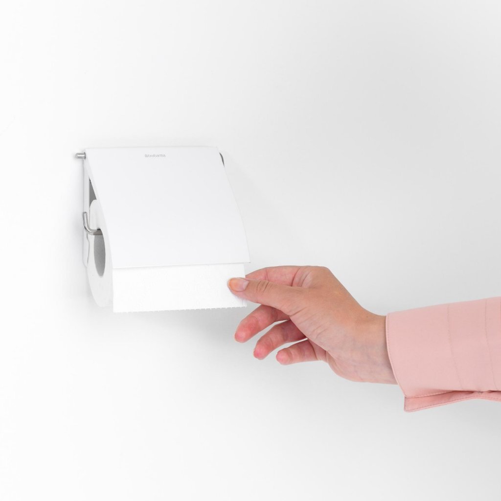 Brabantia Brabantia Renouveler le support de rouleau de toilette avec valve blanc
