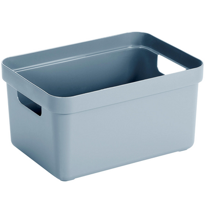 Sigma home boîte de rangement 5l bleu 252x175x122mm | 3 pièces