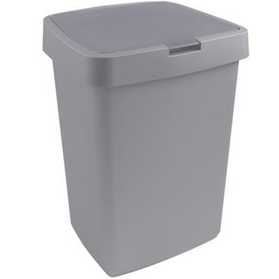 Sunware delta poubelle rabat 25l gris