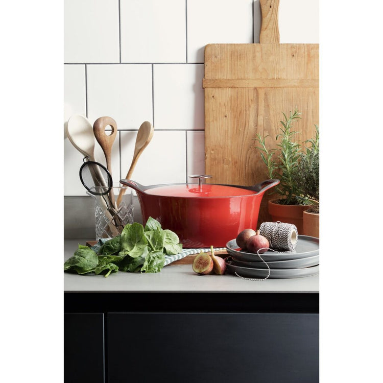 Cuisinox Volcan Cuisinox Cast Fer Frying Pan 29 cm Rouge