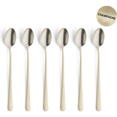 Amefa Amefa Austin Latte Spoons 6 pièces Champagne