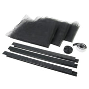 Guard'n care guard #039;n care moustiquaire rideau pour porte 95x220 cm noir - afbeelding 2
