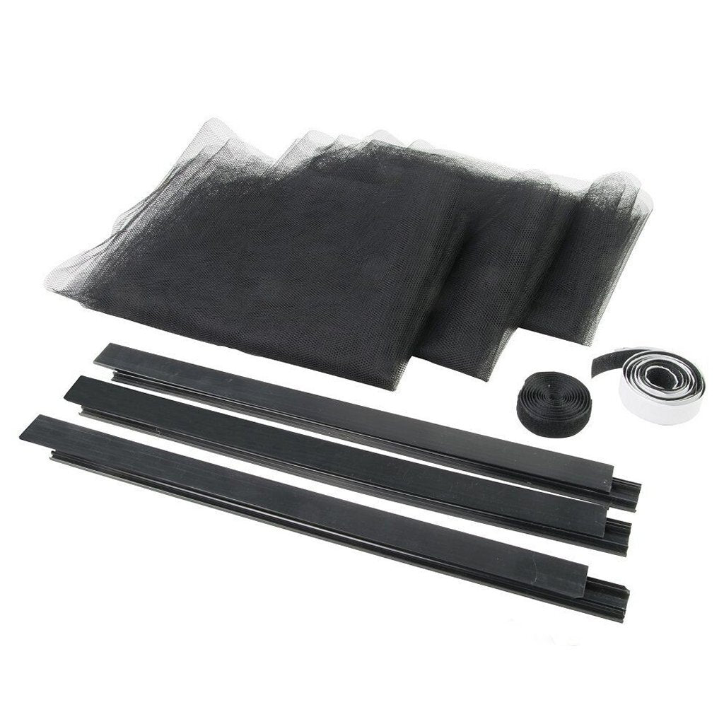 Guard'n care guard #039;n care moustiquaire rideau pour porte 95x220 cm noir