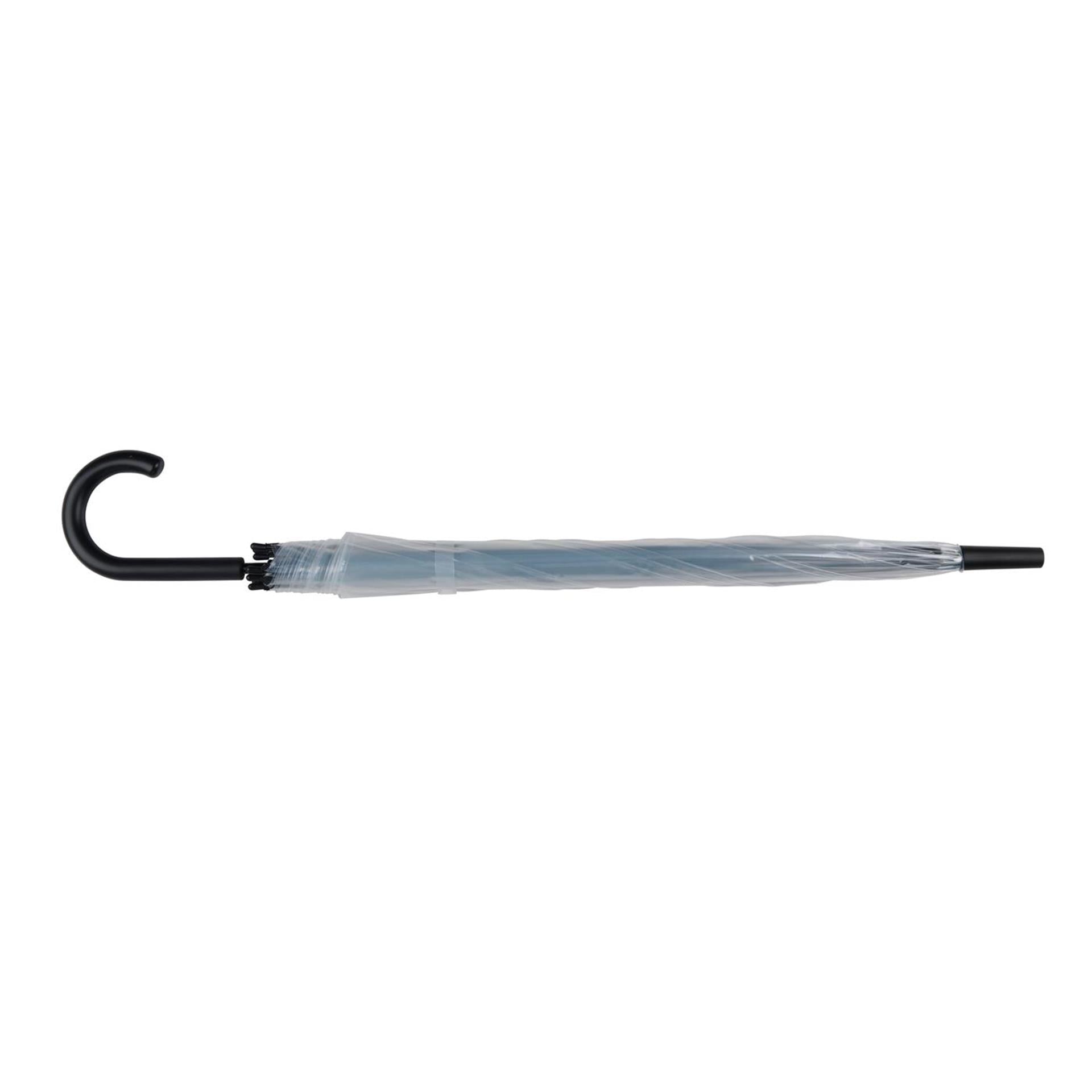 Parapluie transparent d100xh76cm