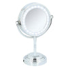 Miroir de mise en page Dunlop LED 15 cm chrome