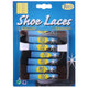 Set de lacets à vie 7 pièces sur carte