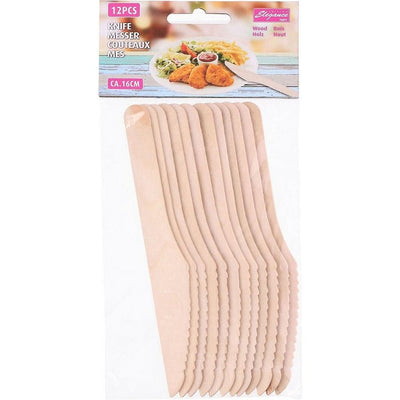 Cuisine Élégance Cuisine Élégance Couteaux en bois 16 cm 12 pièces