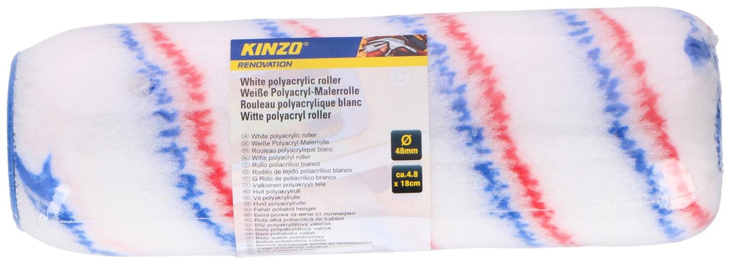 Rouleau à peinture murale polyacrylique Kinzo ø4,8x18cm
