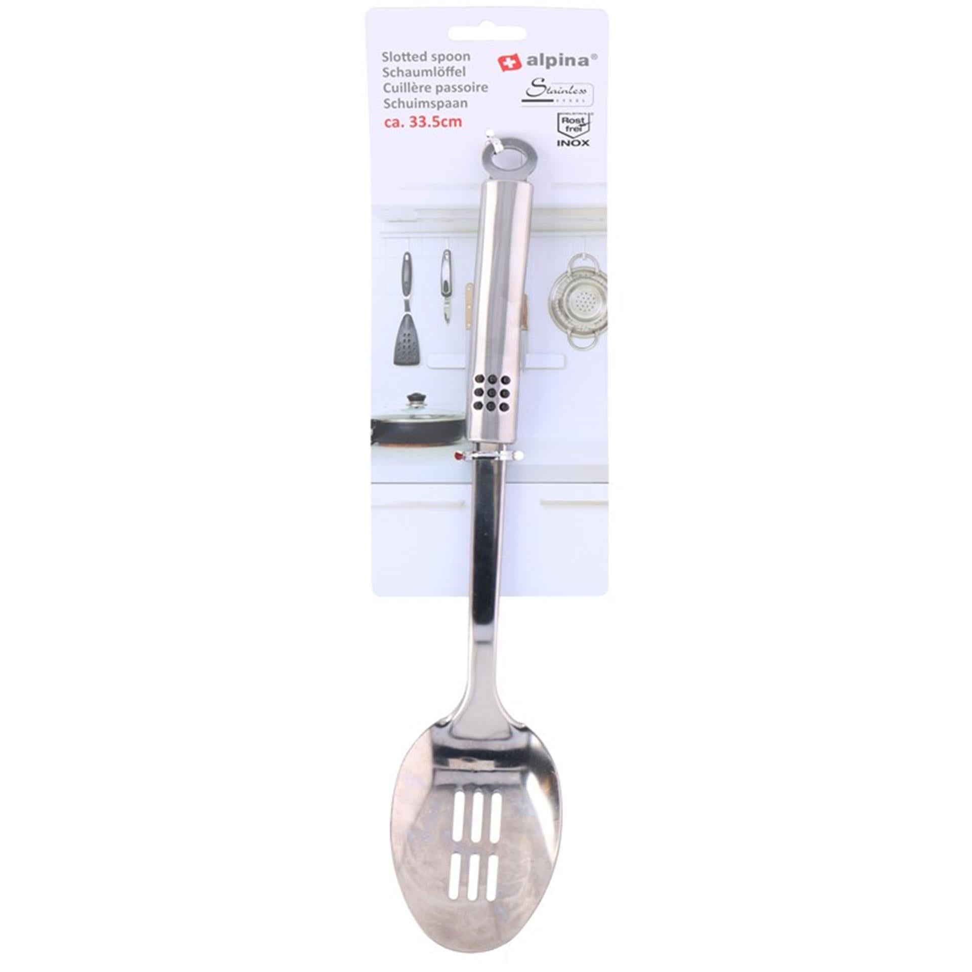 Écumoire Alpina en acier inoxydable 33,5 cm