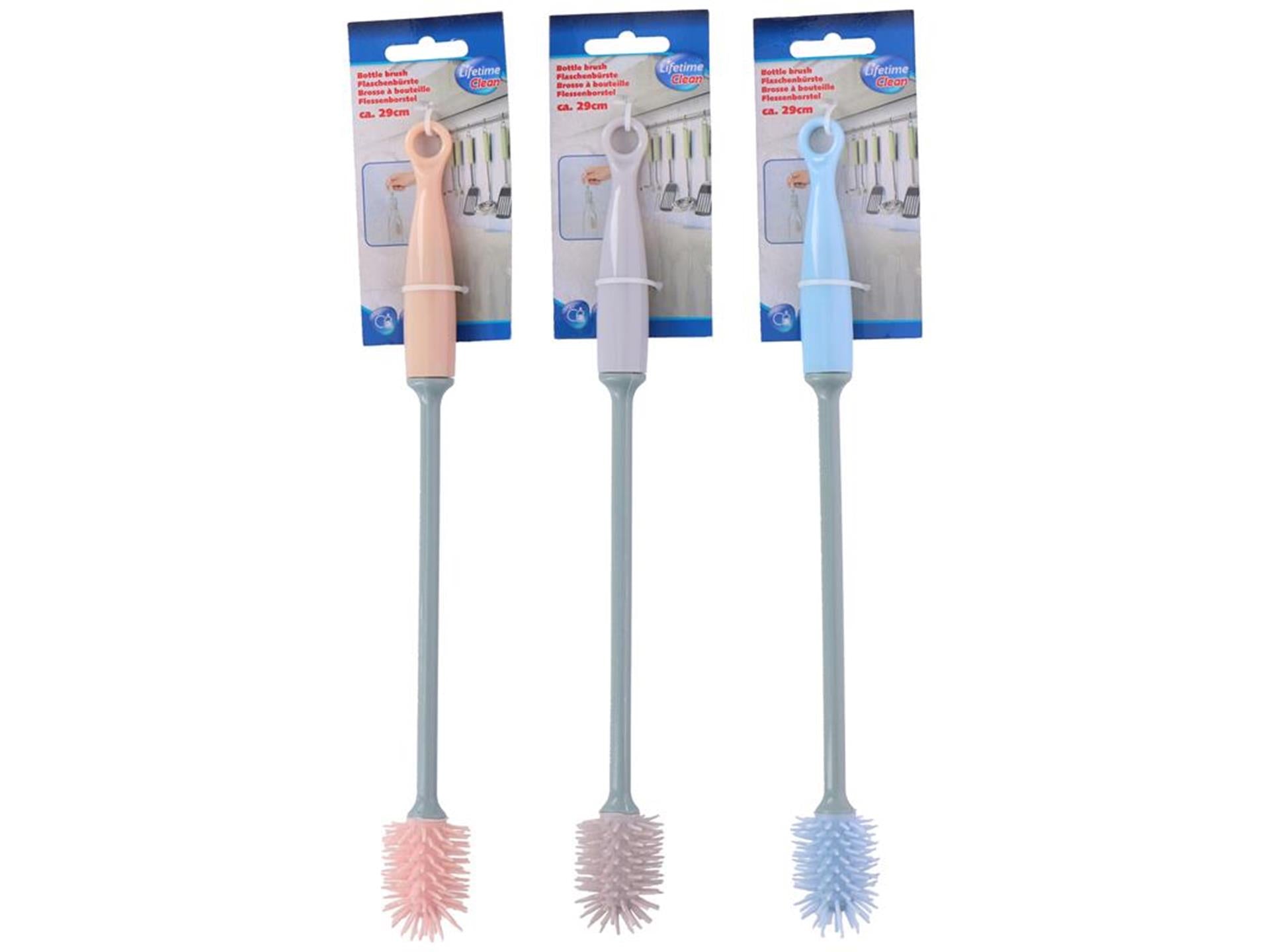 Brosse de bouteille propre à vie 29 cm 3 Assorti