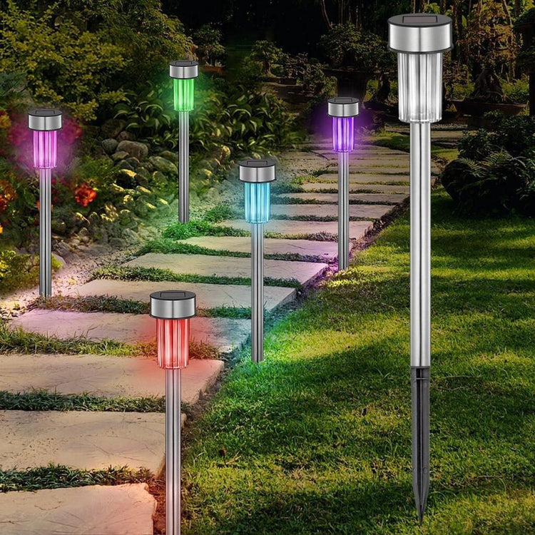 Lumières extérieures Lumières extérieures Stekers Solar 10 pièces LED Différentes couleurs lumineuses
