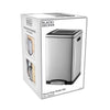 Black Decker Black Decker Pedal Bin 2x20L Silver Black