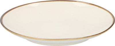 Assiette à dîner divers 26x3 cm Céramique Ivoire blanc