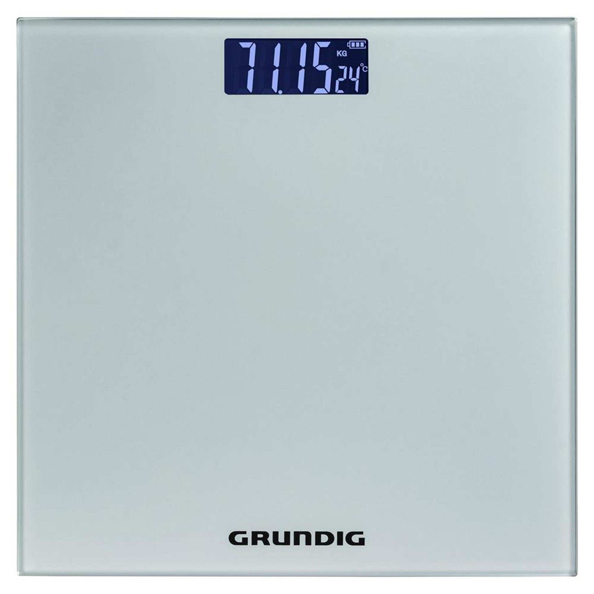 Grundig pèse-personne verre gris
