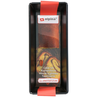 Forme de gâteau alpina 25x11x7,2 cm noir