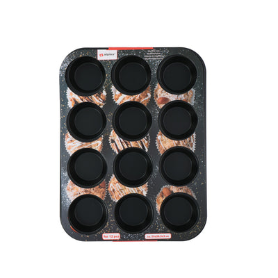 Alpina Muffin Bin Forme 35x26.5x3 cm noir