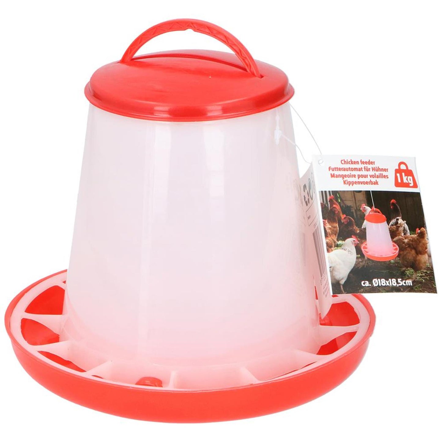 Mangeoire pour poulets de jardin Lifetime ø18x18,5cm