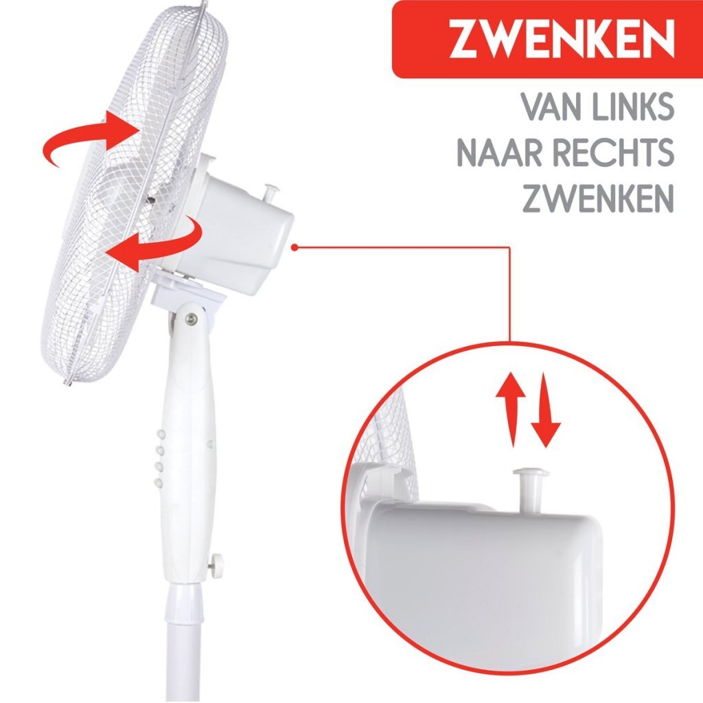 Alpina Stathiefventilator 40 cm blanc