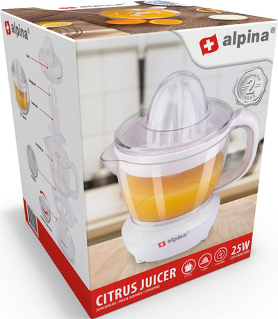 Citruspers alpina 0,7 litres 2 Appuyez sur les keels 2 Directions rotatives 25 watt blancs