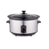 Alpina Slowcooker 3,5L 240W en acier inoxydable noir