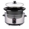 Alpina Slowcooker 3,5L 240W en acier inoxydable noir