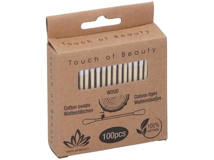 Cotons-tiges Touch of Beauty boîte de 100 pièces