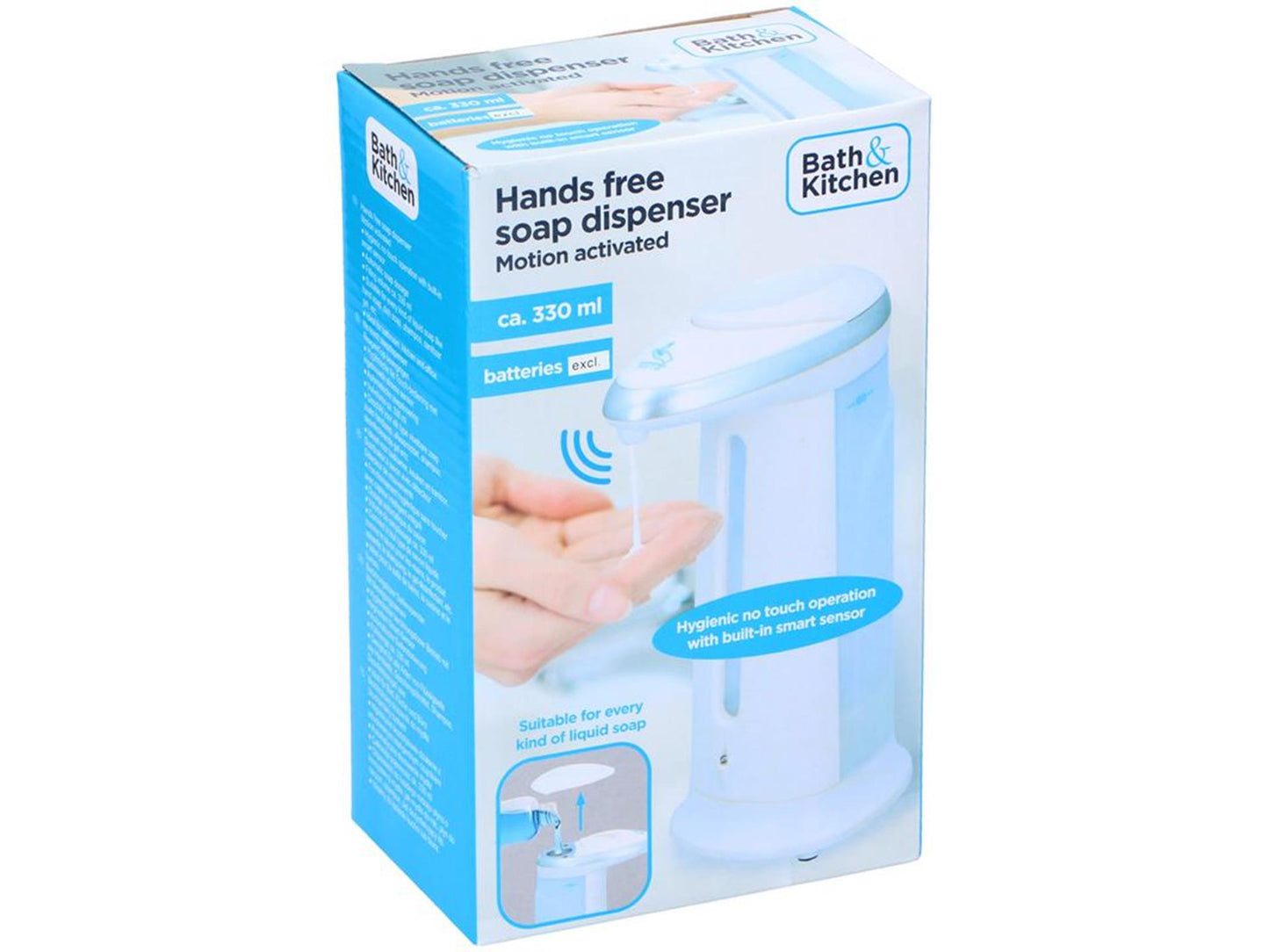 Autres marques de distributeur de savon avec capteur 330 ml blanc