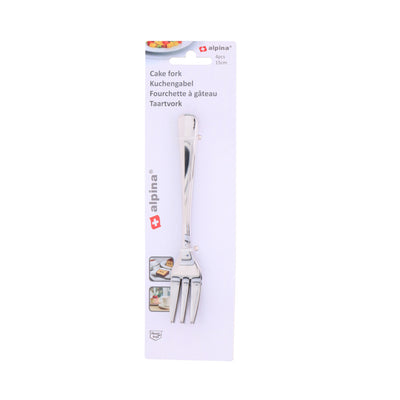 Alpina Cake Fork 15 cm 4 pièces en acier inoxydable