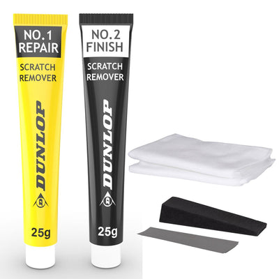 Kit de réparation de rayures pour voiture Dunlop, 9 pièces