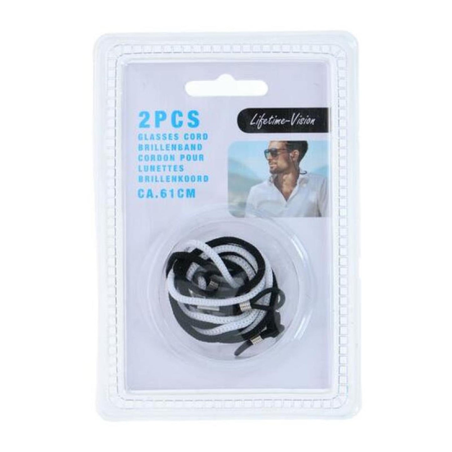 Jeu de cordons pour lunettes 2 pièces