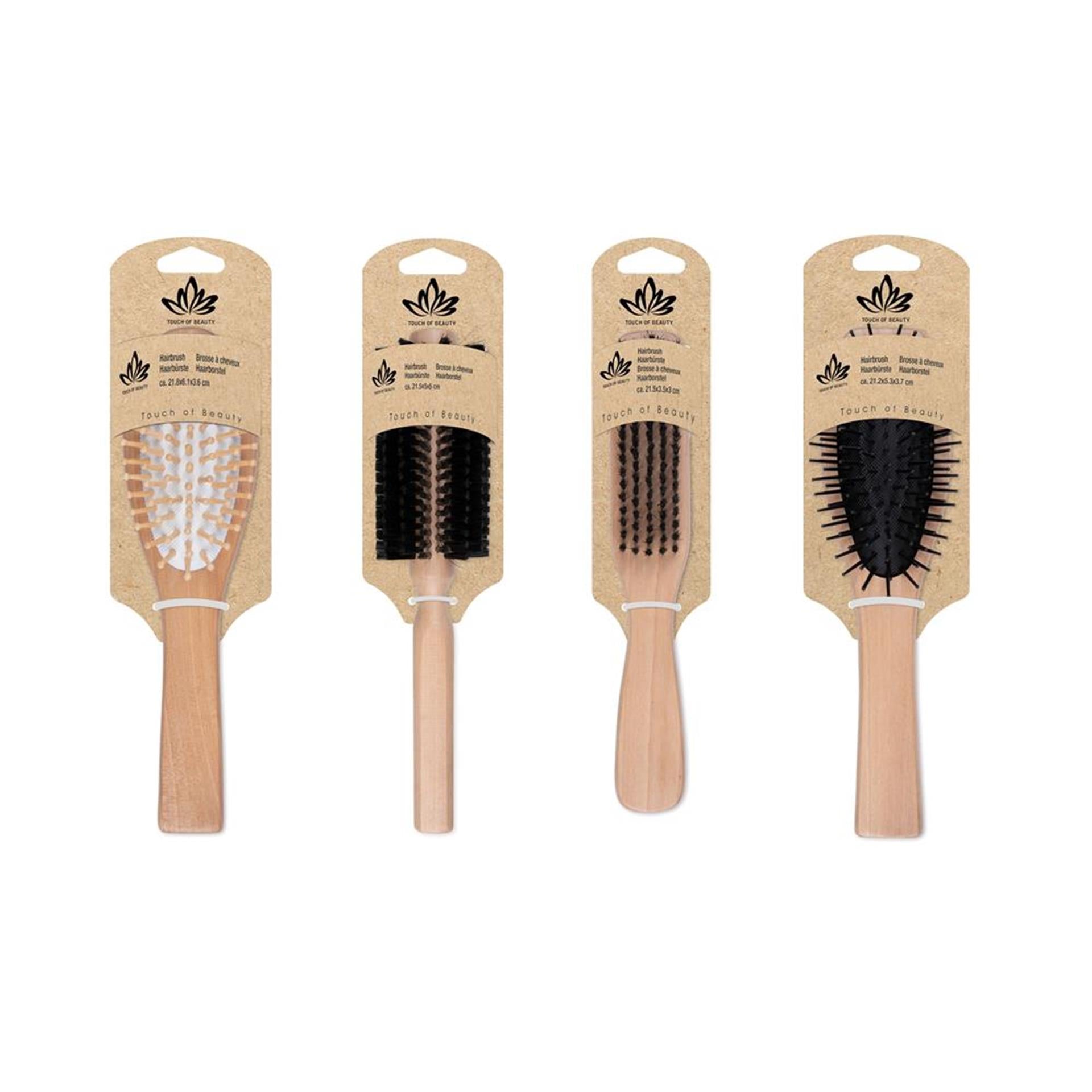 Brosse à cheveux Touch of Beauty en bambou