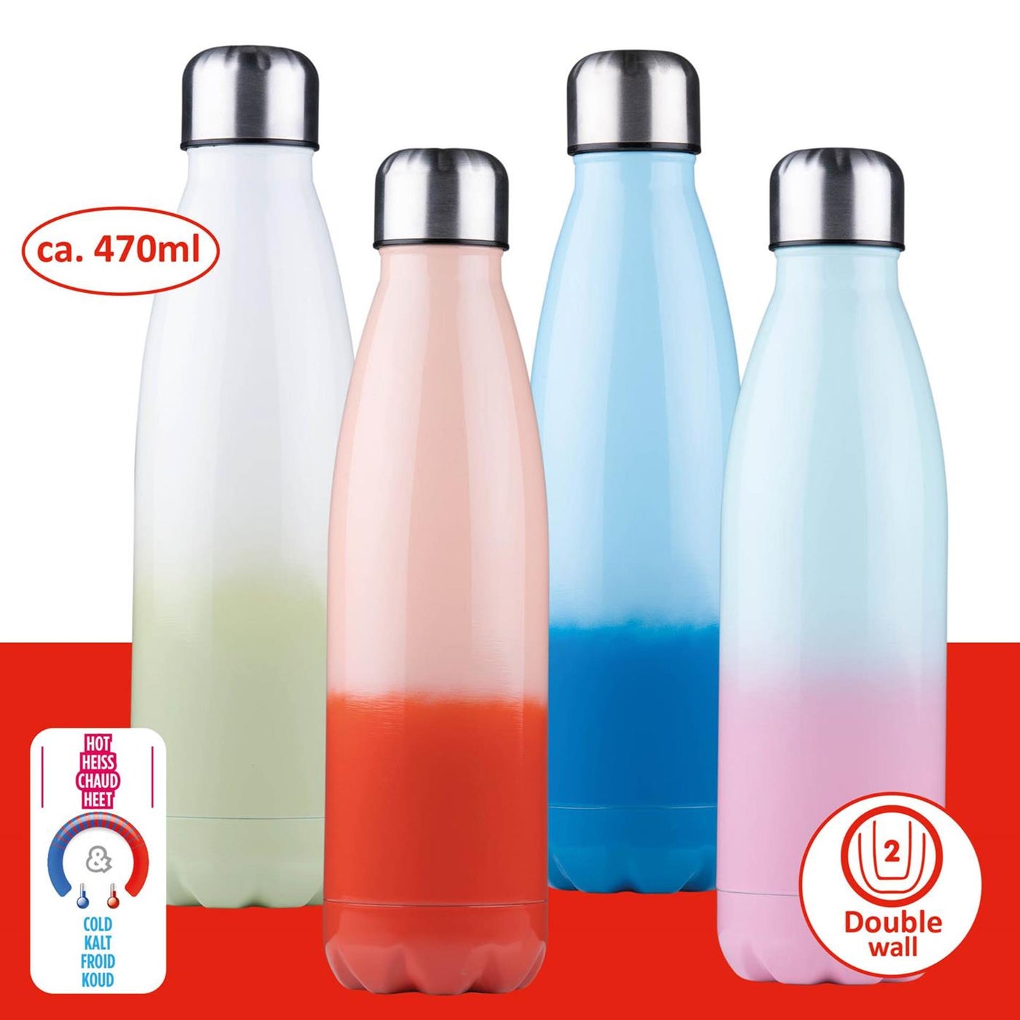 Alpina bouteille isotherme duo couleur 470ml