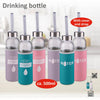 Gourde Alpina verre 500ml + couvercle uni
