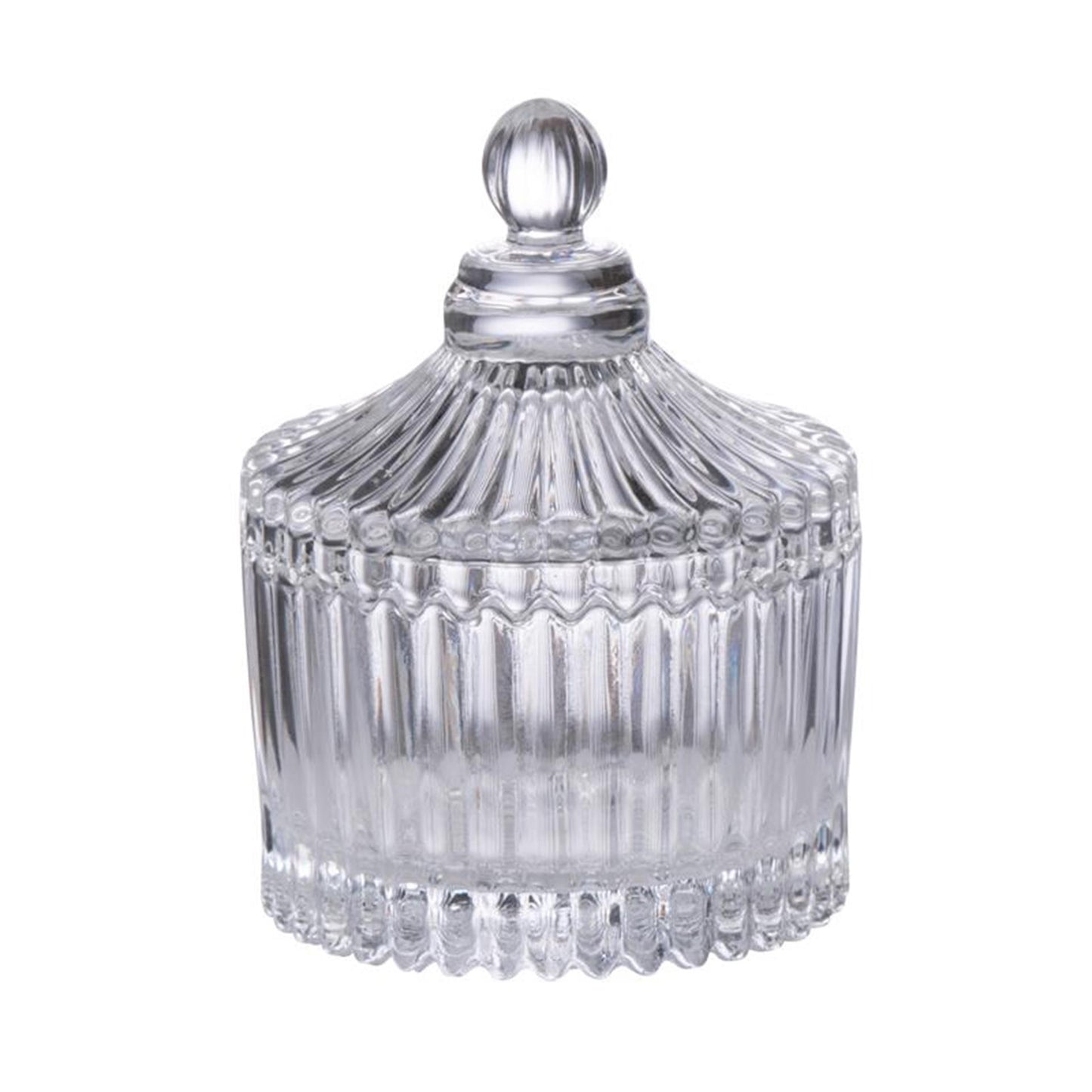 Pot Alpina avec couvercle verre ø6,8x8,5cm