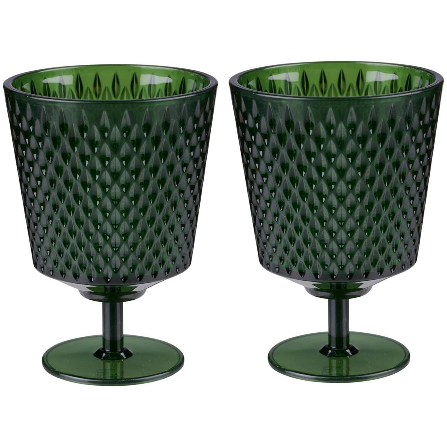 Alpina ensemble de verres à vin 2 pièces 200ml en plastique