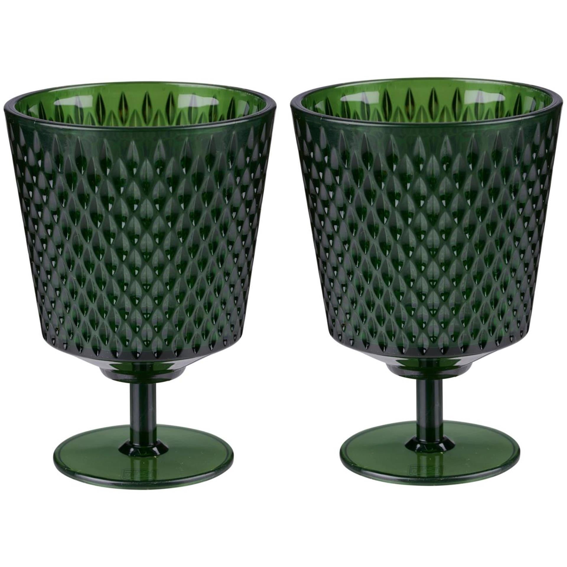 Alpina ensemble de verres à vin 2 pièces 200ml en plastique